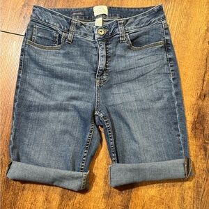 St. John's Bay Dark Blue Jean Shorts
